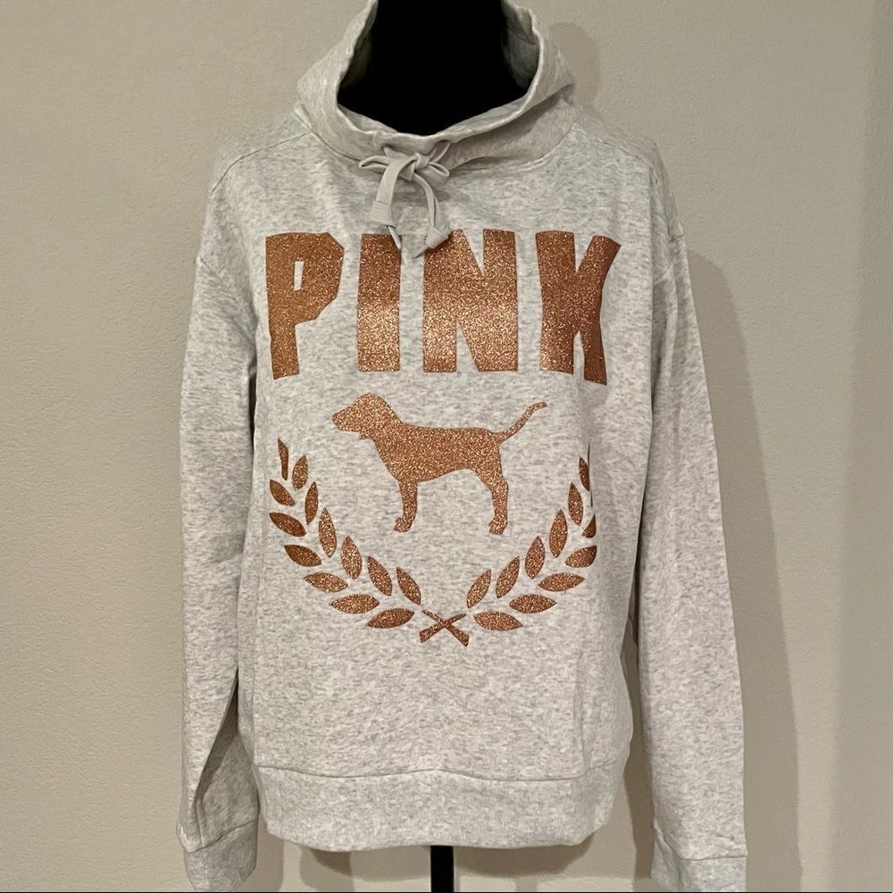 NWT Victoria’s Secret PINK Lounge Cowl Neck Pullover